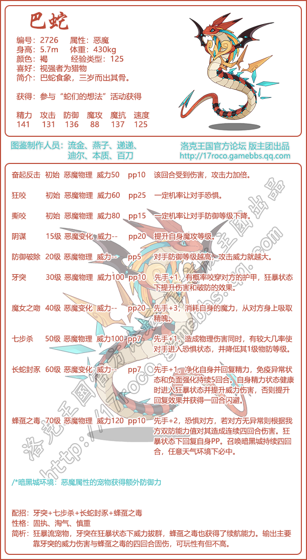 洛克王国宠物代码大全_洛克王国编号198300_洛克王国代码大全